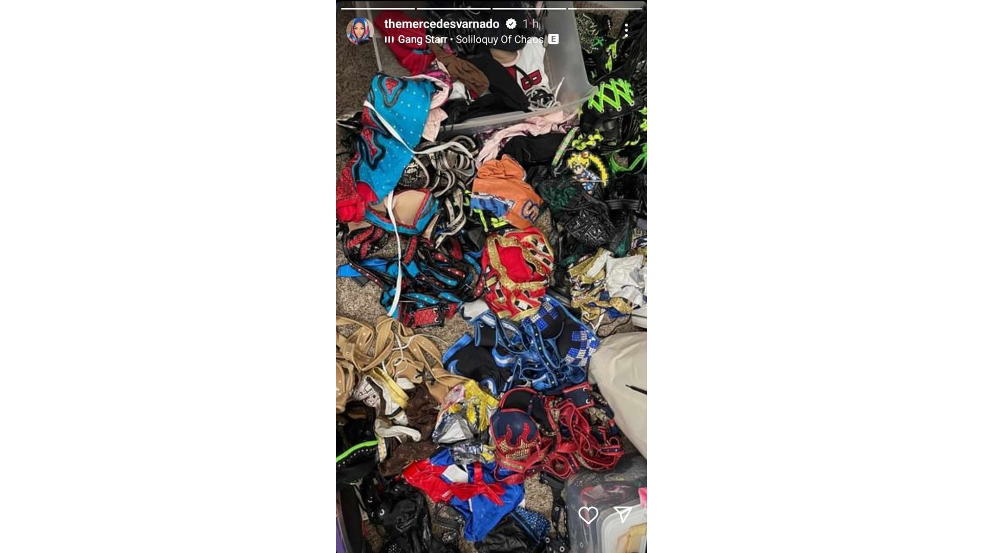 Mercedes Moné's latest Instagram story